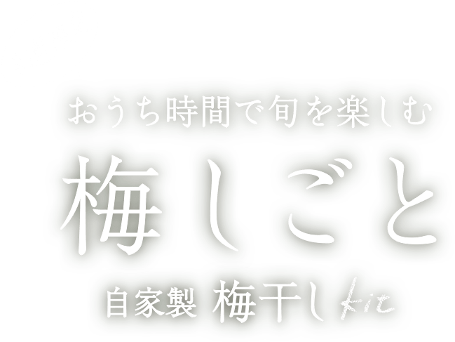 梅しごと ｏｉｓｉｘ おいしっくす