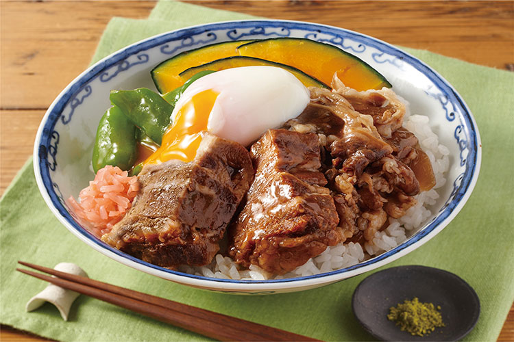 Kit3人前／チャーシューと甘辛牛肉のダブル肉丼|ISETAN DOOR