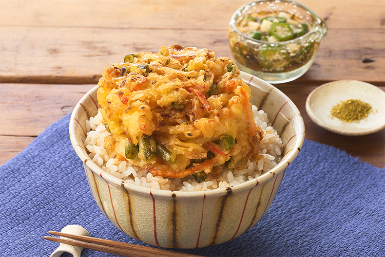 Kit]【冷凍1皿】カリふわ！ねばトロかき揚げ丼|ISETAN DOOR