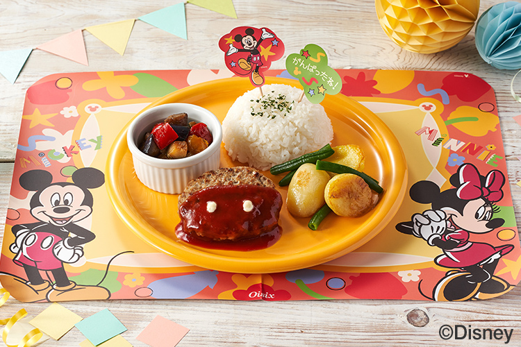 Kit3人前／＜ミッキー＆ミニー＞ハンバーグプレート|ISETAN DOOR