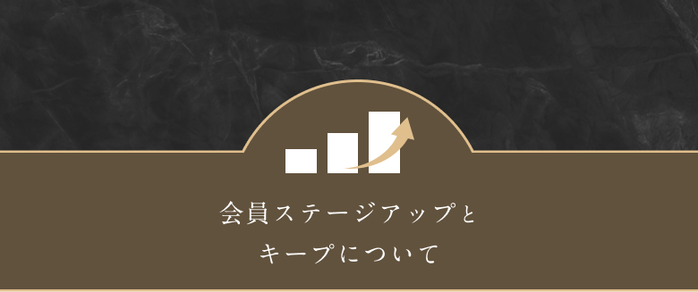 会員ステージアップとキープについて
