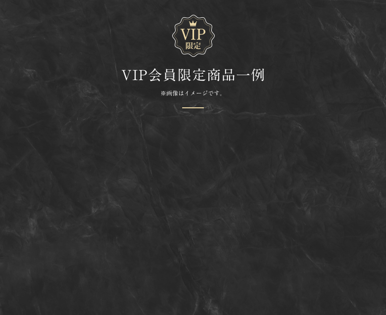 VIP会員限定商品一例