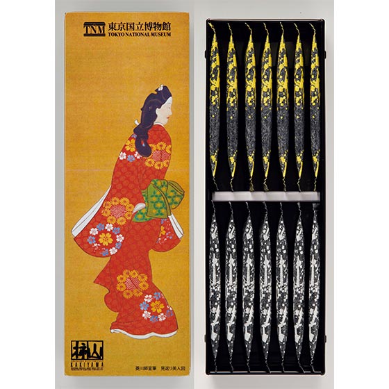 赤坂柿山 赤坂慶長墨缶 見返り美人図 Isetan Door 赤坂柿山 赤坂慶長墨缶 見返り美人図 Isetan Door