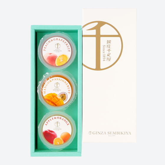 銀座千疋屋]銀座フルーツジュレ3個|ISETAN DOOR