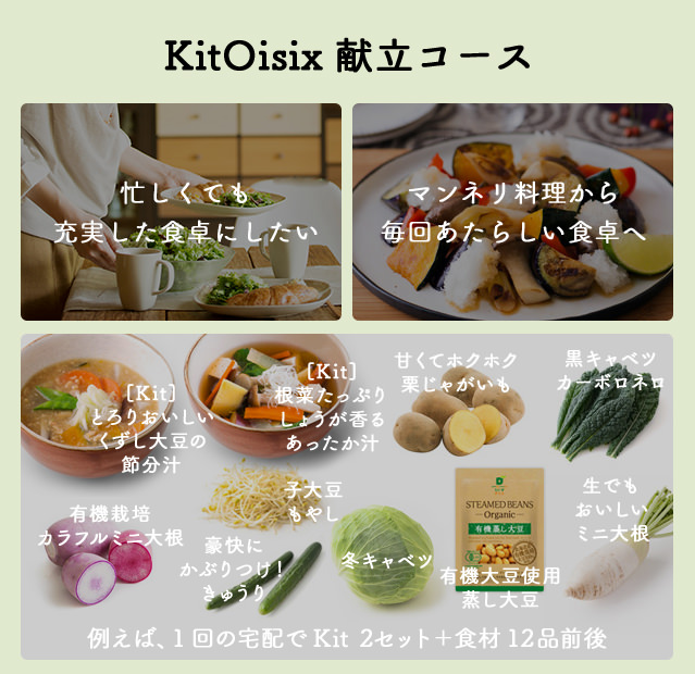 有機野菜などの安全食材宅配 ｏｉｓｉｘ おいしっくす